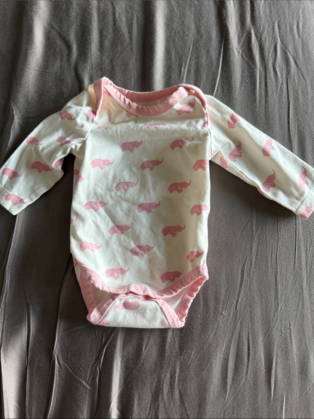 Monica & Andy elephant onesie